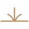 Ekena Millwork Richland Timber Gable Bracket, Western Red Cedar, 84"W x 42"H x 1 1/2"D x 3 1/2"F, 12/12 Pitch GBW084X42X0204RIC00SWR - alternate 1